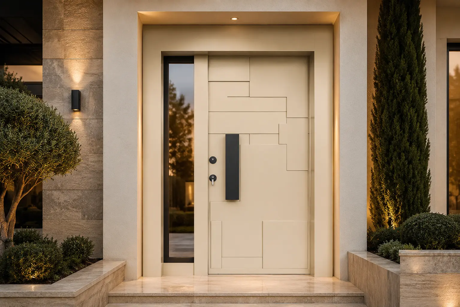 Modern villa kapısı modeli