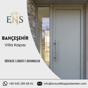 bahçeşehir villa kapısı